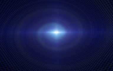 Wormhole of light
