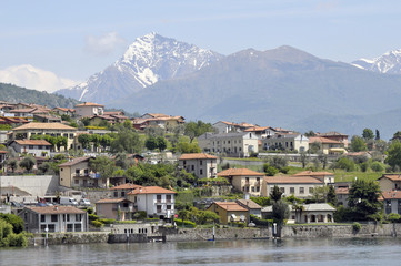 Fototapeta na wymiar Lake Como at Ossucio