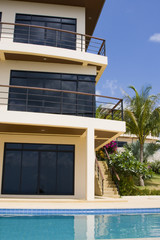 Large tropical beach house in Thailand.