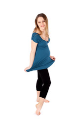 Fototapeta premium Happy Pregnant Woman Fashion