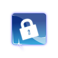 Picto cadenas ferme - Icon close lock