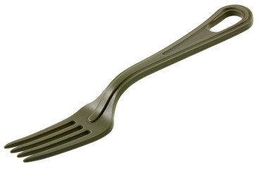 fourchette en polycarbonate, fond blanc