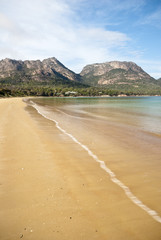 Frozen ripple, Richardson's Beach, Freycinet,Tasmania