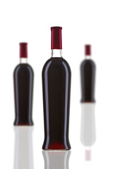 bottles of red wine