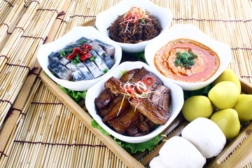 china delicious food-- pork and fish