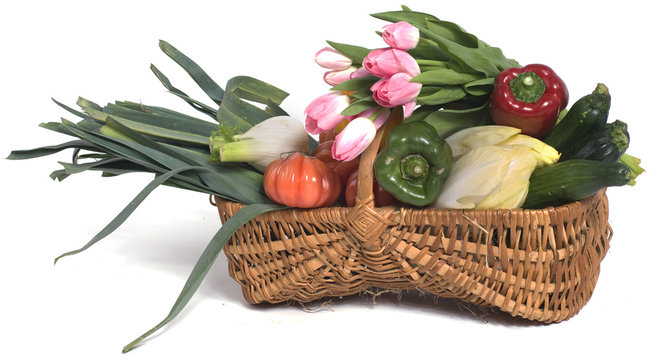 panier de l&eacute;gumes frais