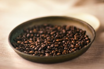 Detail of coffe beans