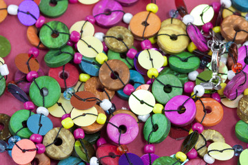 Fototapeta na wymiar colourful beads