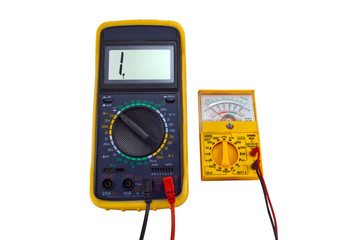 Digital and pointer multimeters