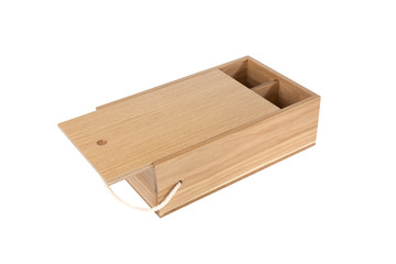 The varnished decorative casket isolated