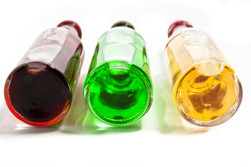 MiniBar bottles with alcohol