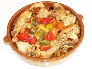 Poulet Basquaise
