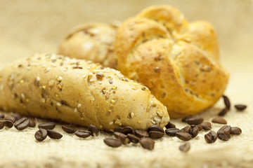 bread and coffee