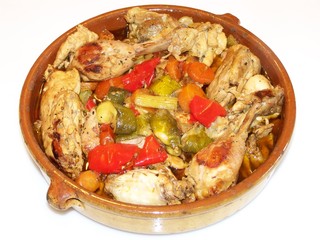 Poulet Basquaise