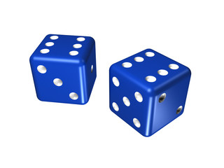 blue dice