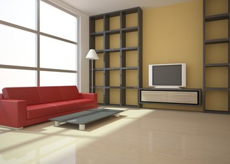 colored interior concept