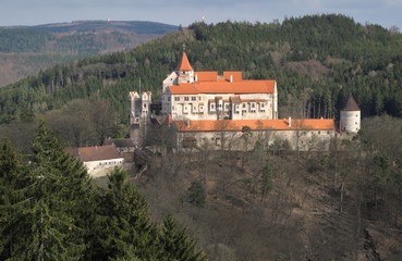 Gothic castle Pernstejn