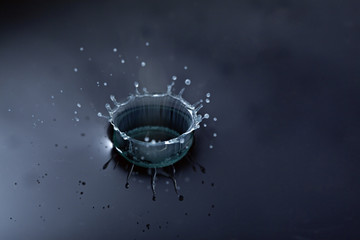 Fototapeta na wymiar splash of water drop