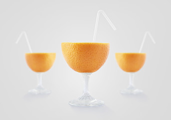 Oranges glass