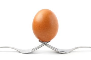Egg On Fork