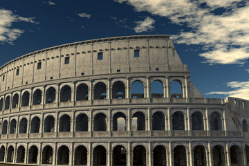 Naklejka premium Colosseum 01