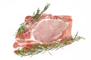 bistecca di maiale con rosmarino