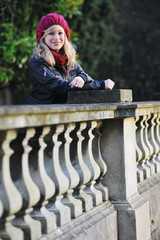 Portrait Of Young Woman Outdoors