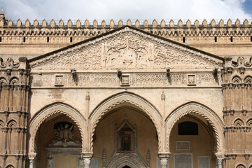 Palermo - portico of the cathedral