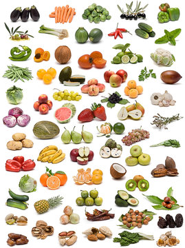 Frutas, verduras y especias.