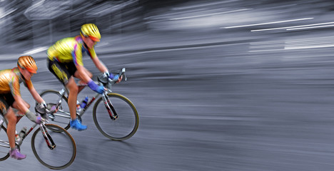 Race, rally, bicyclists in motion, competition,speed, background