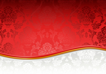 Mix backgrounds, red and white