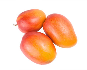 three Ripe mango fruit