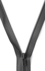 One open zipper