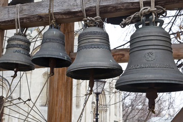 Obraz premium Belfry of Spaso-Andronikova of the monastery