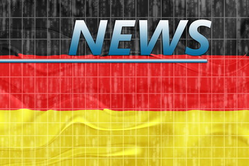 Flag of Germany wavy news