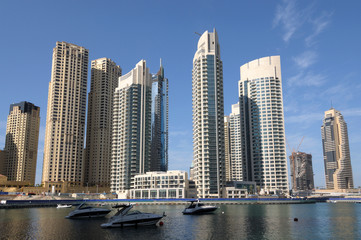 Dubai Marina Construction, Dubai United Arab Emirates