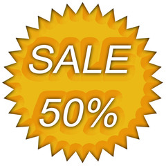 sale 50% star