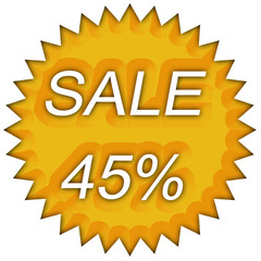 sale 45% star