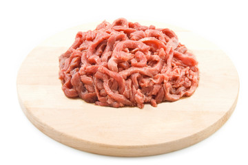 Fresh red raw meat