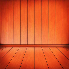 Wooden orange interior