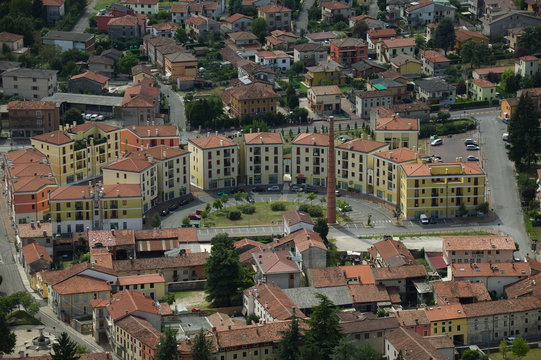 Veduta aerea di Montecchio Maggiore