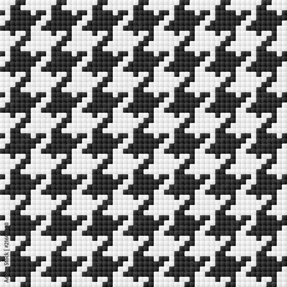 Poster houndstooth pattern. seamless vector.