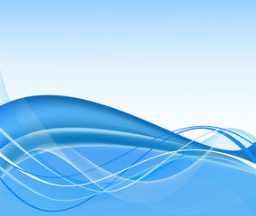 Abstract  blue  background vector