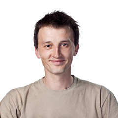 Obraz premium Szczęśliwy człowiek