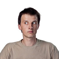 Fototapeta premium Podejrzane spojrzenie