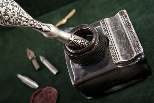 inkwell and quill