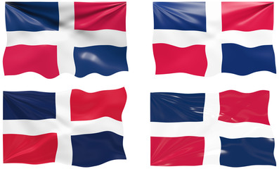 Flag of dominican republic