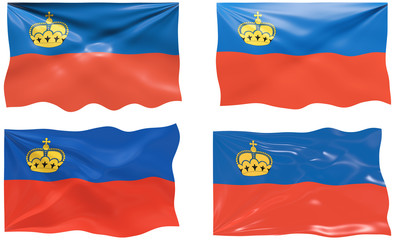 Flag of liechtenstein