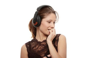 Fototapeta premium Listening to the Music