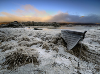 Winter boats in Killarney National Park